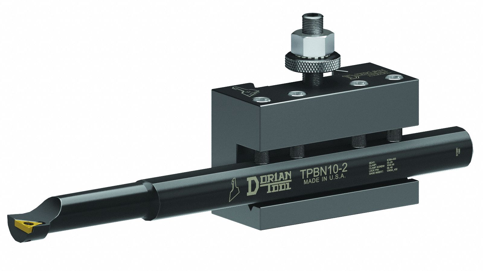 DORIAN D40CA-2 Tool Post Holder,CA 3FGA7