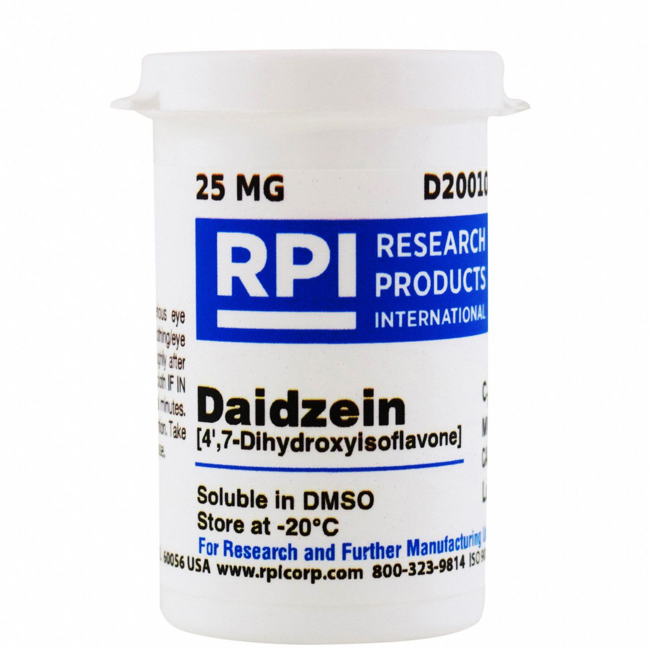 Daidzein (4, 7-Dihydroxyisoflavone), 25mg