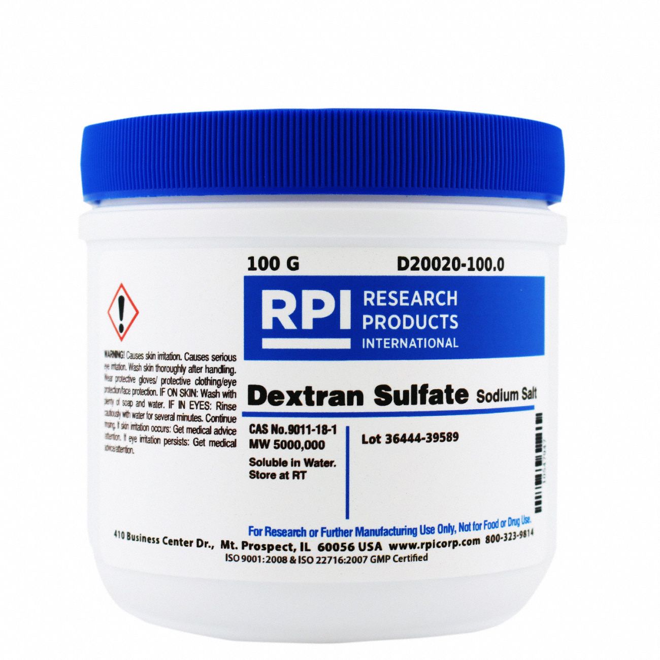 Dextran Sulfate, Sodium Salt, 100g