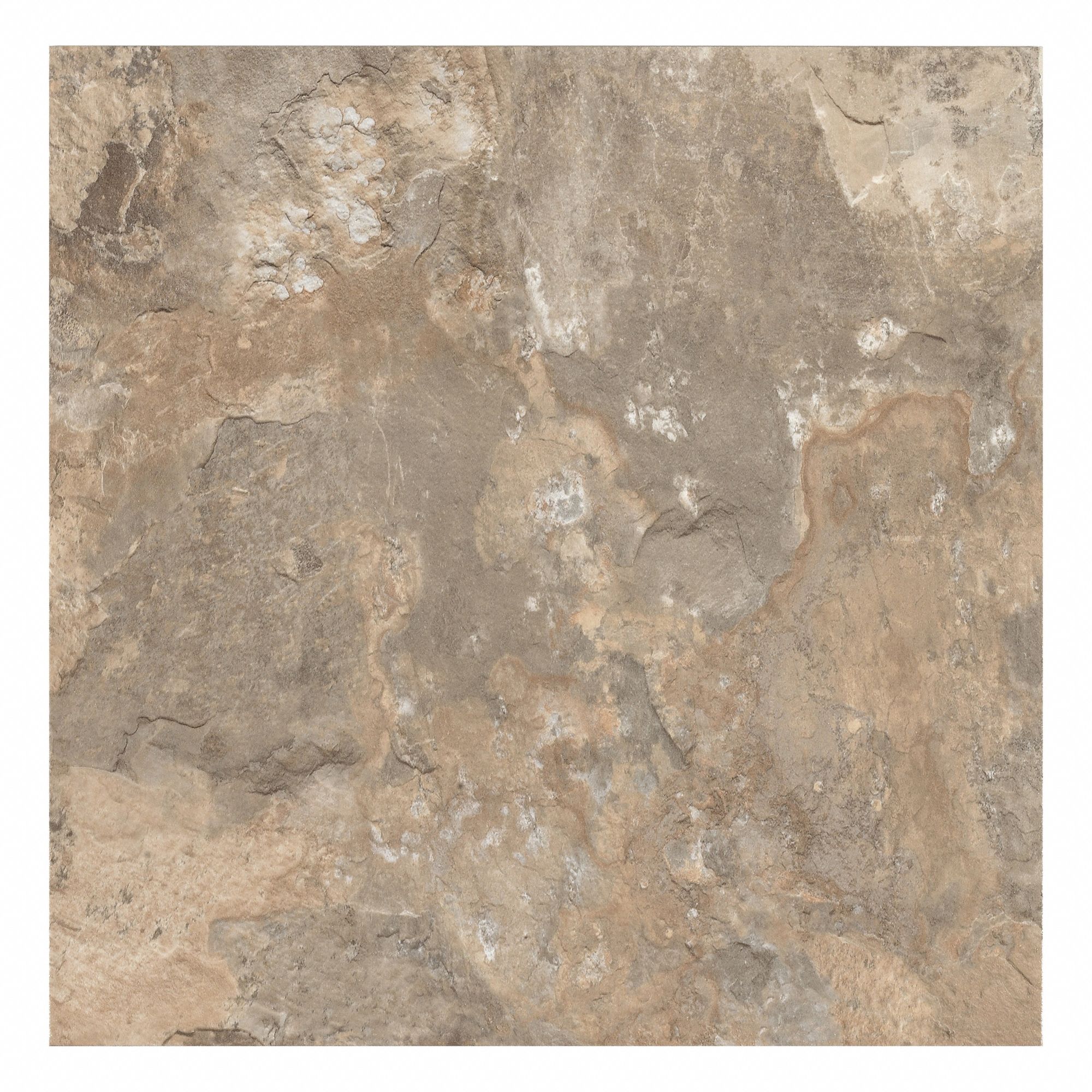 Floor Tiles: Stone Beige, Mesa Stone, 16 in Tile Wd, 24.89 sq ft Coverage Area