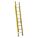 EXTENSION LADDER, 16 FT LADDER SIZE, FIBREGLASS, 375 LB LOAD CAPACITY, 41 LB W, 2 SECTIONS