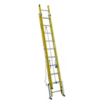 Leg Leveling Non-Conductive Fiberglass Extension Ladders