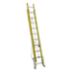 Leg Leveling Non-Conductive Fiberglass Extension Ladders