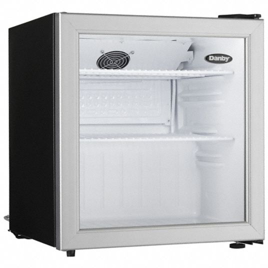 DANBY Beverage Cooler Refrigerator Black, 1.6 cu ft Total Capacity, 2
