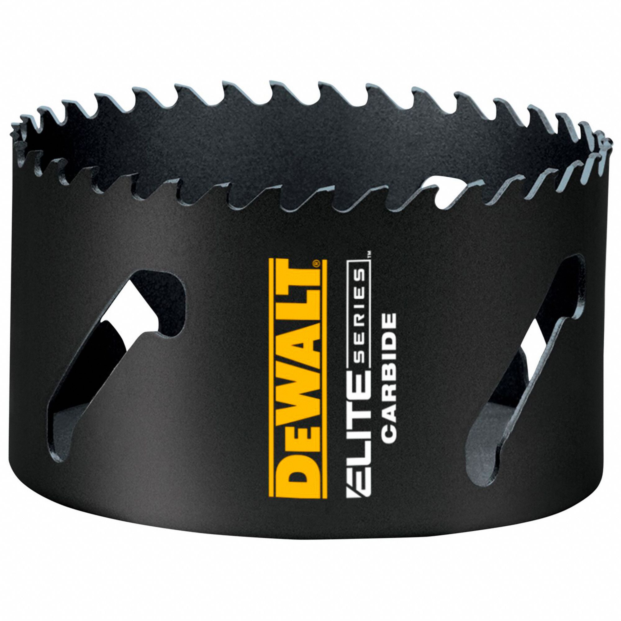 Hole Saw: 4 1/2 in Saw Dia., 3 Teeth per Inch, 1 3/4 in Max. Cutting Dp, 5/8"-18 Thread Size
