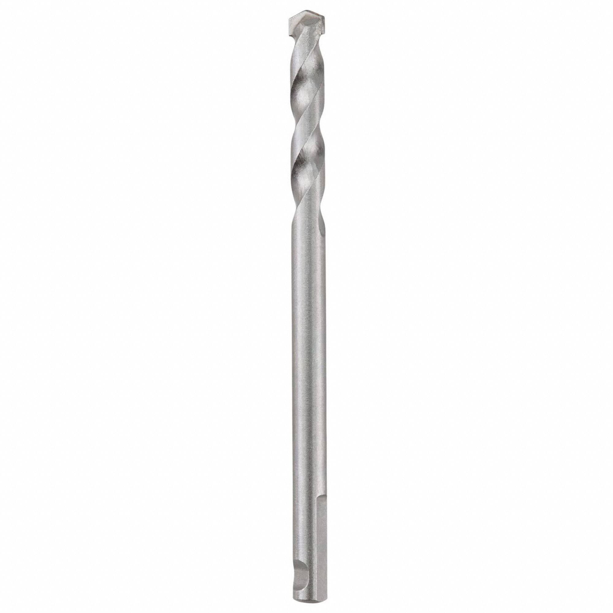 Pilot Drill Bit: Fits 1/4 in Hole Saw Dia. - Imperial, 1/4 in Pilot Bit Shank Size, Carbide