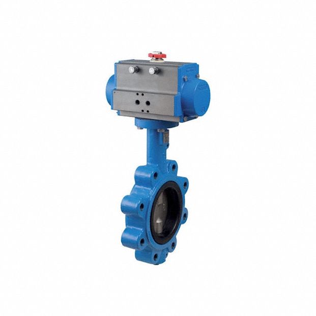 Pneumatically Actuated Butterfly Valve: For Air/Potable Water Media, Air to Air, Ductile Iron