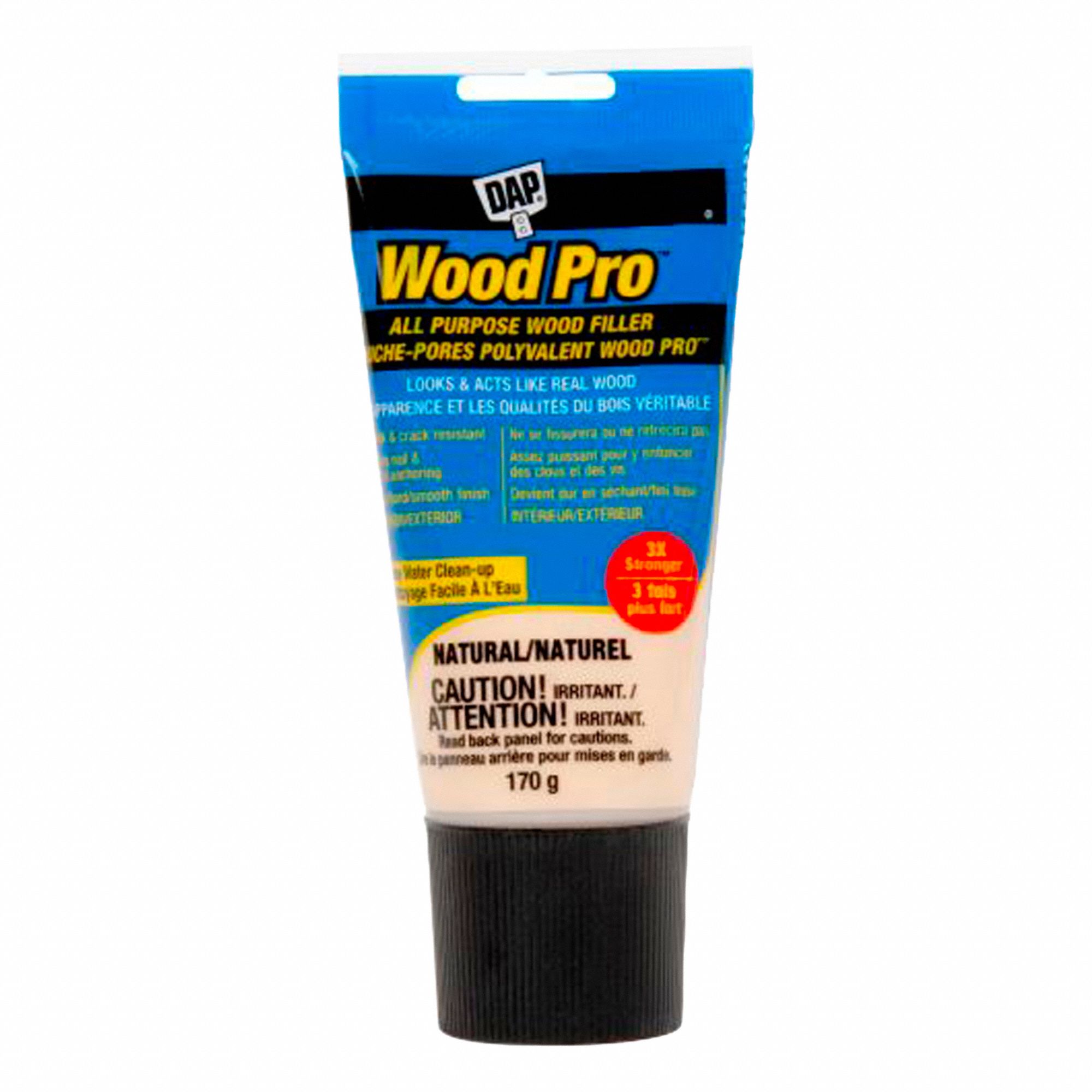 WOOD FILLER, 170 G SIZE, RED WOOD COLOR, CONTAINER TYPE TUBE