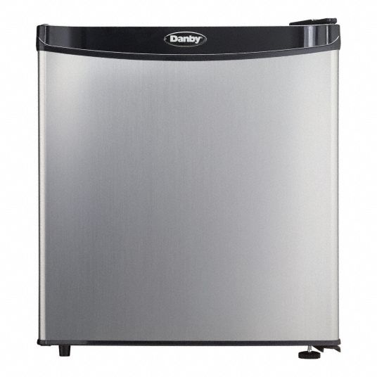 Danby Designer 1.6 cu. ft. Compact Fridge in Stainless Steel