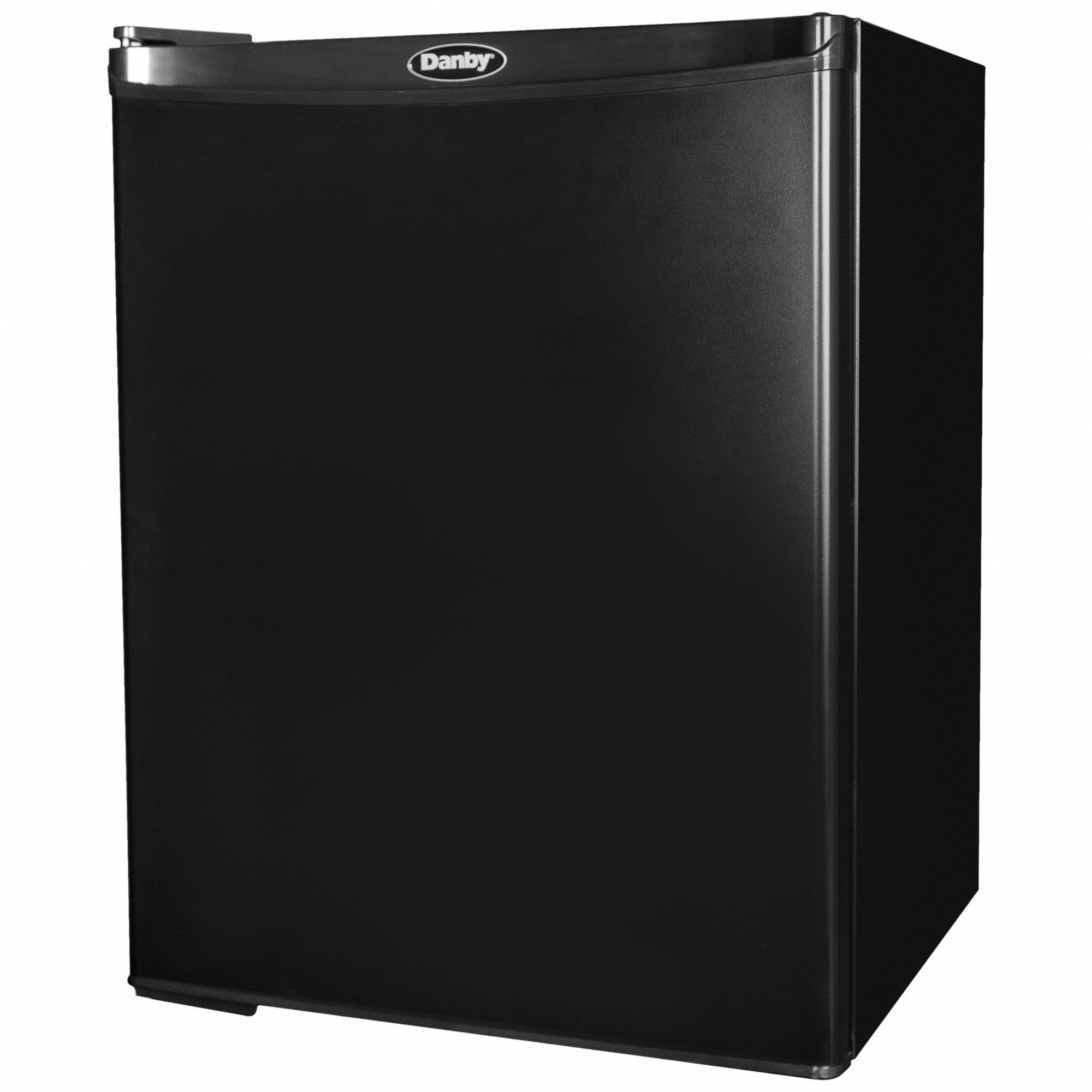 DANBY Mini Refrigerator Black, 2.3 cu ft Total Capacity, 2 Shelves