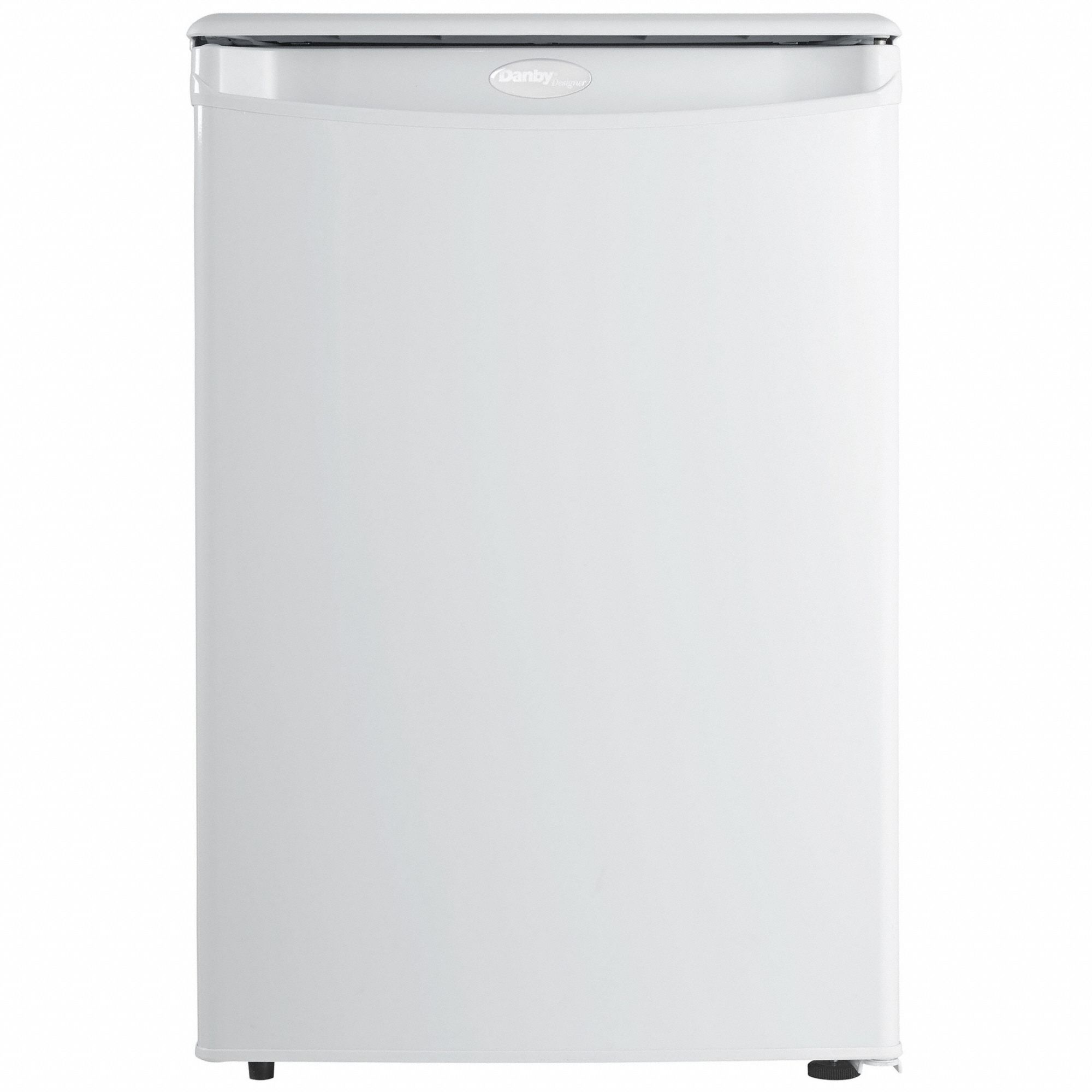 DANBY Mini Refrigerator White, 2.6 cu ft Total Capacity, 4 Shelves, Energy Star Certified