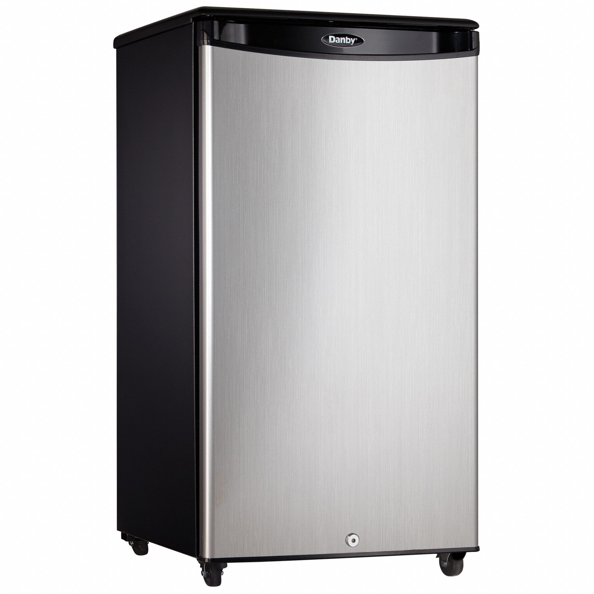 DANBY, Stainless Steel, 3.3 cu ft Total Capacity, Mini