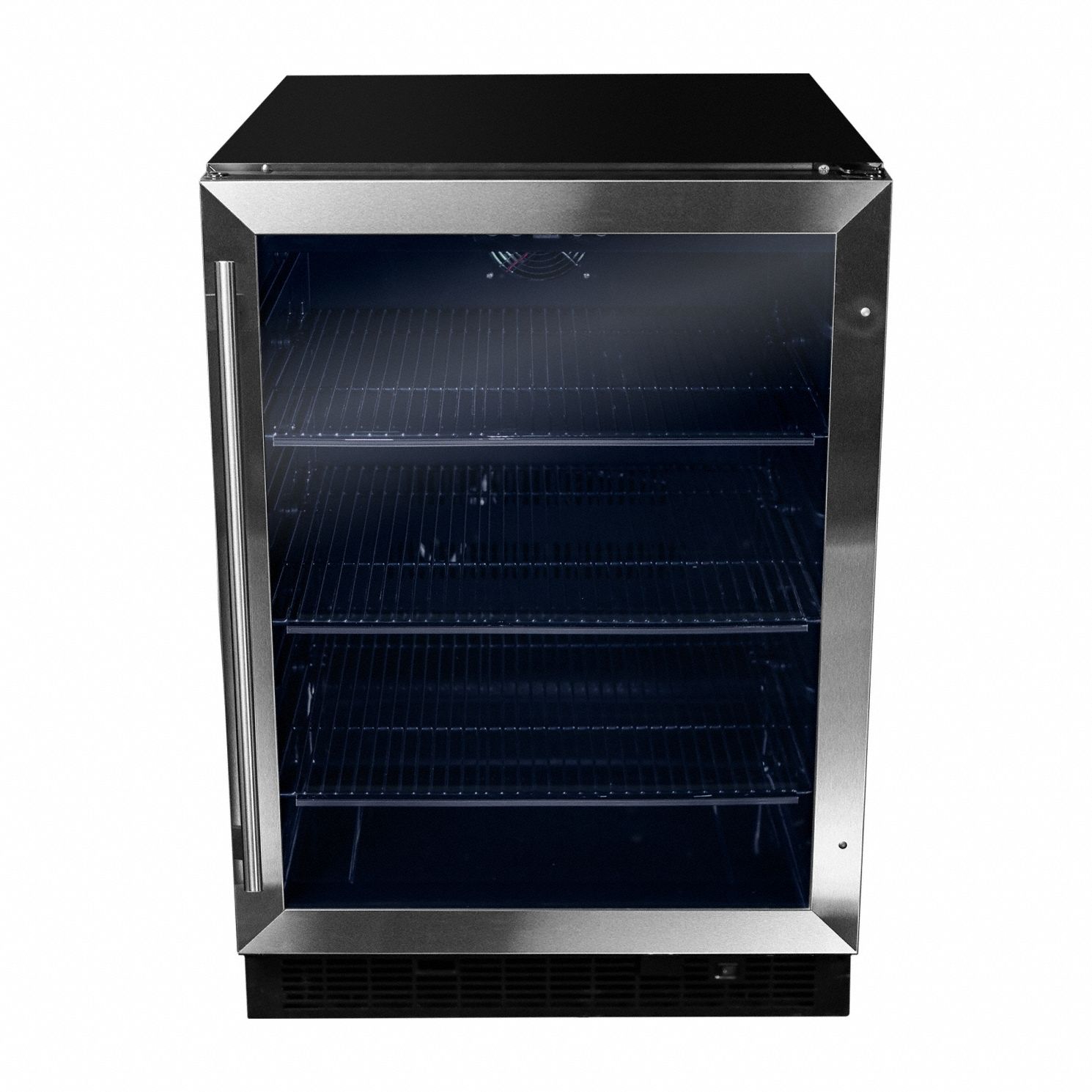 Refrigerator: Stainless Steel, 5.7 cu ft Total Capacity, 3 Shelves, Up to 8.9 cu ft