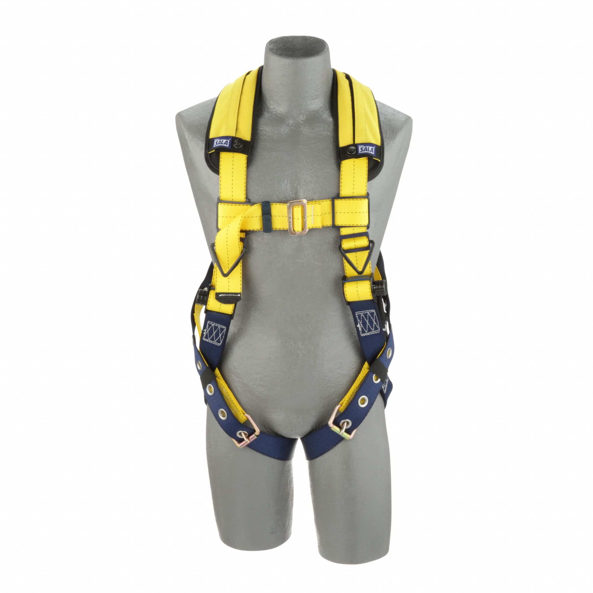 RFID VEST-STYLE HARNESS, S, YELLOW, 420 LBS, BACK D-RING