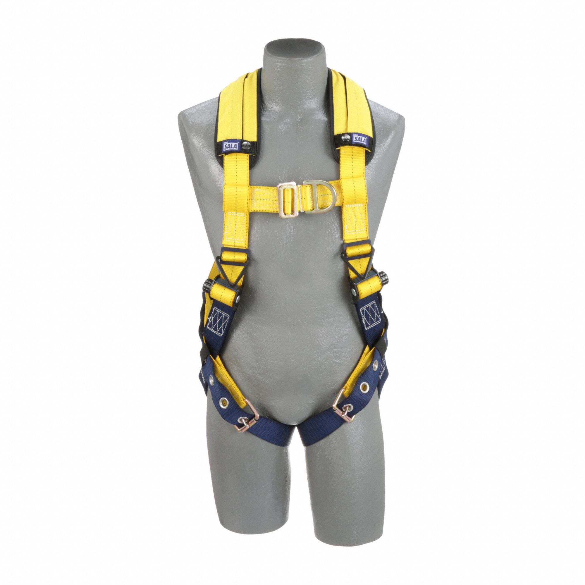 RFID VEST-STYLE CLIMBING HARNESS W/BELT, XL, 420 LBS, BACK/FRONT/SIDE D-RING