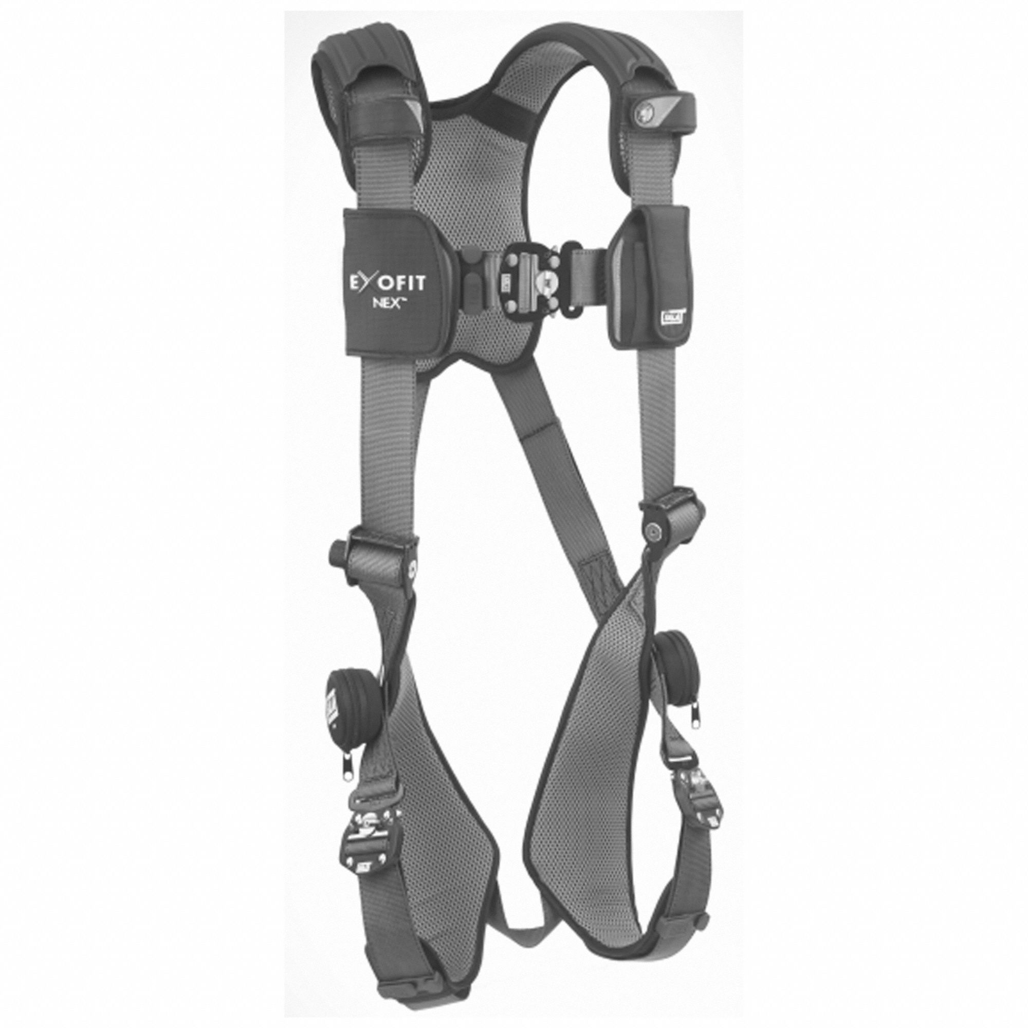 RFID FULL BODY HARNESS W/BELT, S, 420 LBS, QUICK-CONNECT