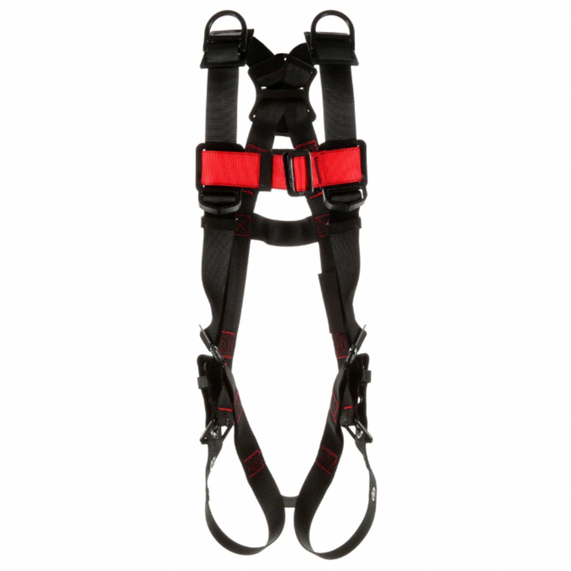 RETRIEVAL HARNESS, VEST, TONGUE BUCKLE, 420 LB, SZ S, STEEL W POLYESTER WEBBING
