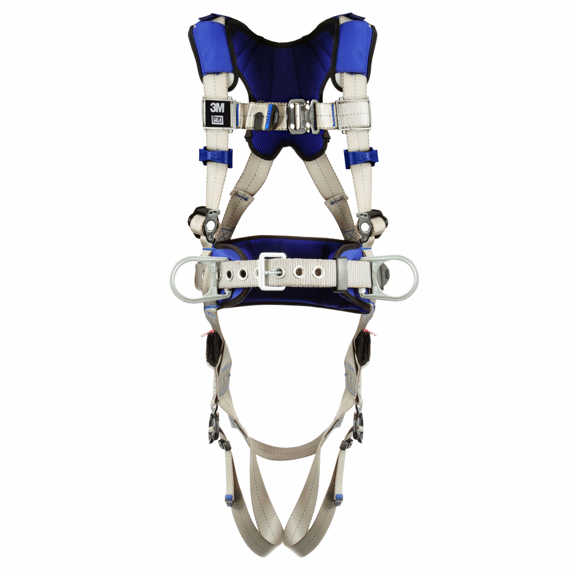 RFID CONSTRUCTION POSITION HARNESS W/BELT, S, 420 LBS, BACK/HIP D-RING