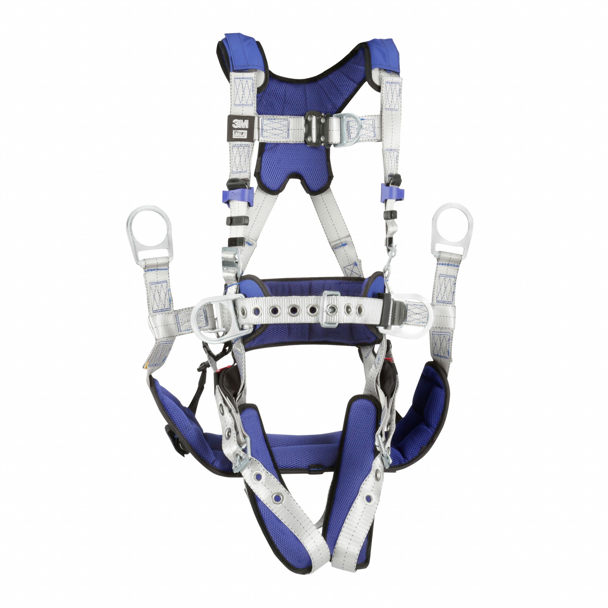 RFID HARNESS W/BELT, L, 420 LBS, BACK/HIP D-RING