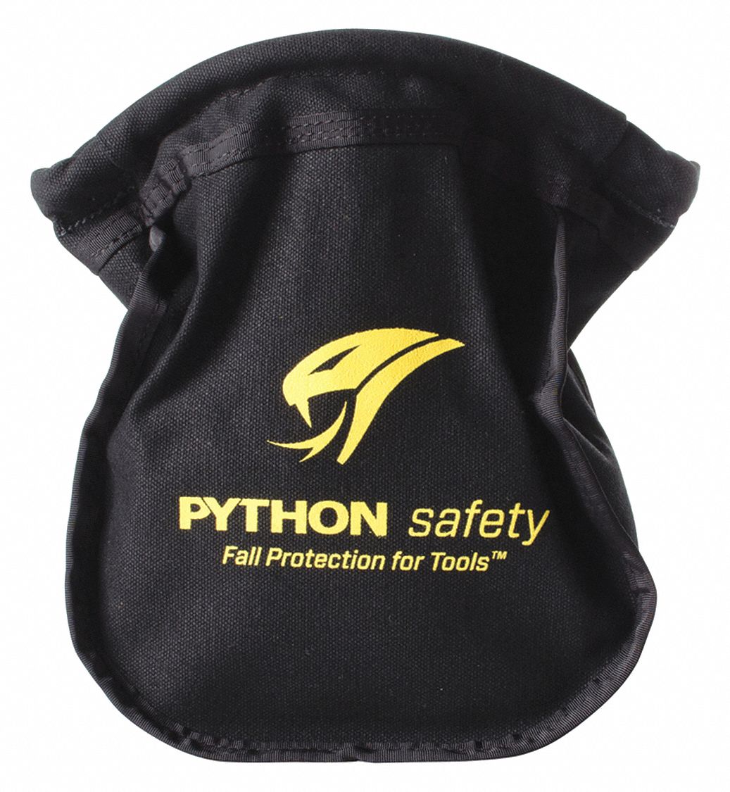 PYTHON SAFETY SMALL PARTS POUCH,BLACK,81/2"H - Replacement Tool Cases ...