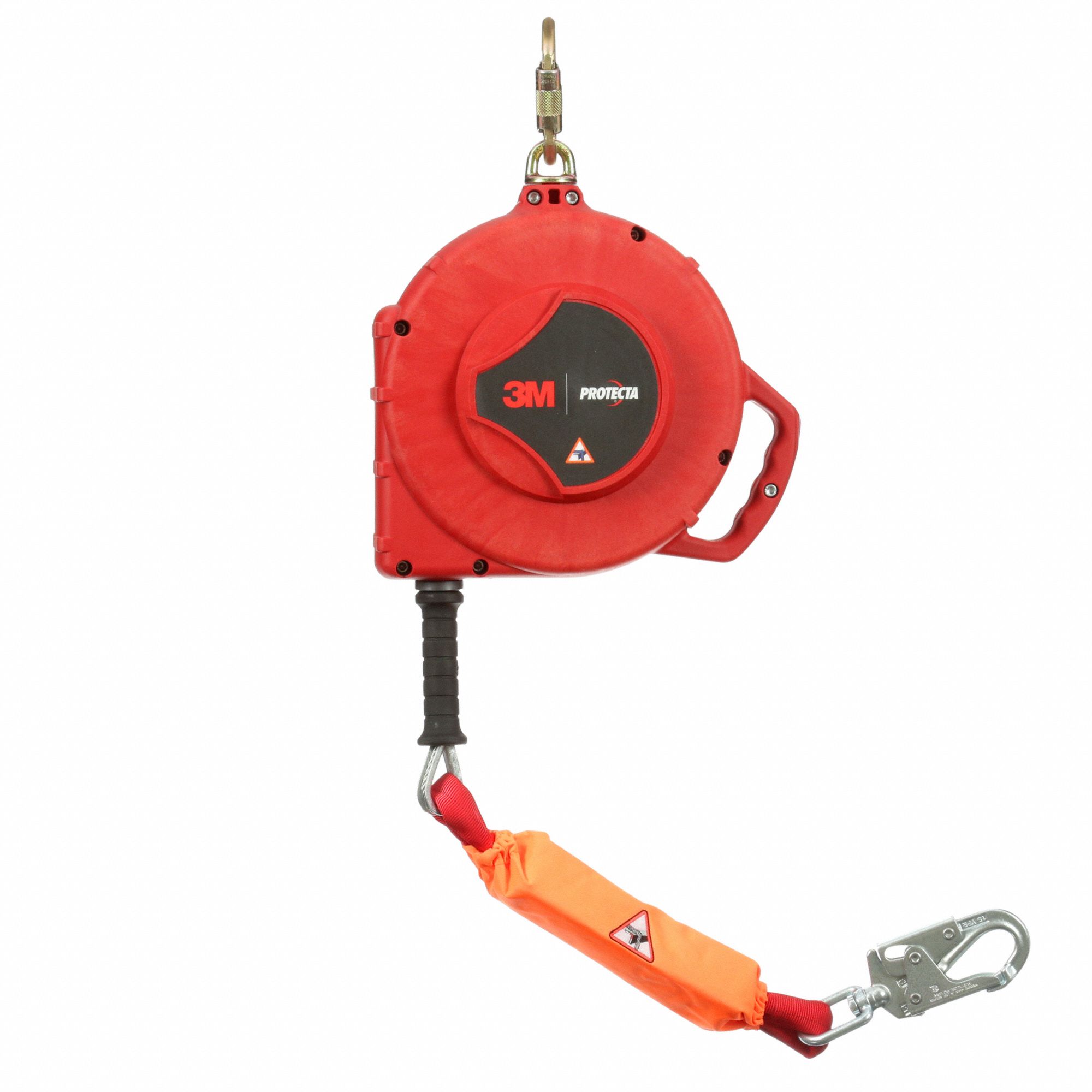 SELF-RETRACTING LIFELINE, RED, 310 LBS, GALVANIZED STEEL