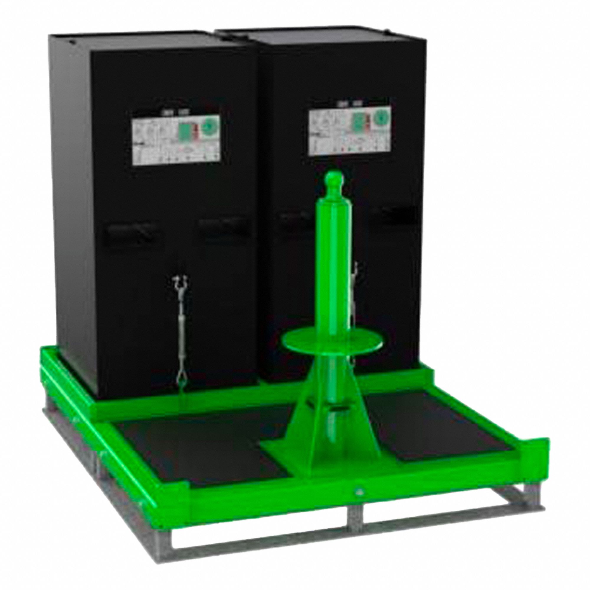 COUNTERWEIGHT BASE,GREEN,5 43/64 FT H