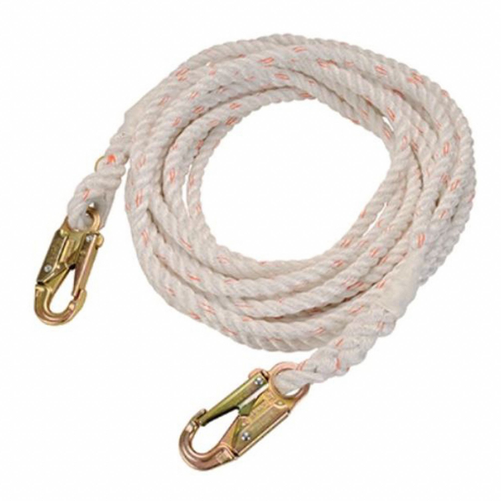 ROPE LIFELINE,50 FT,310 LB CAPACITY