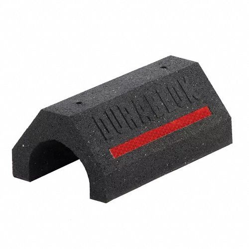 Pipe Support Base: Rubber Base, 9.6 in Overall Lg, 500 lb Load Capacity, 4 in Overall Ht