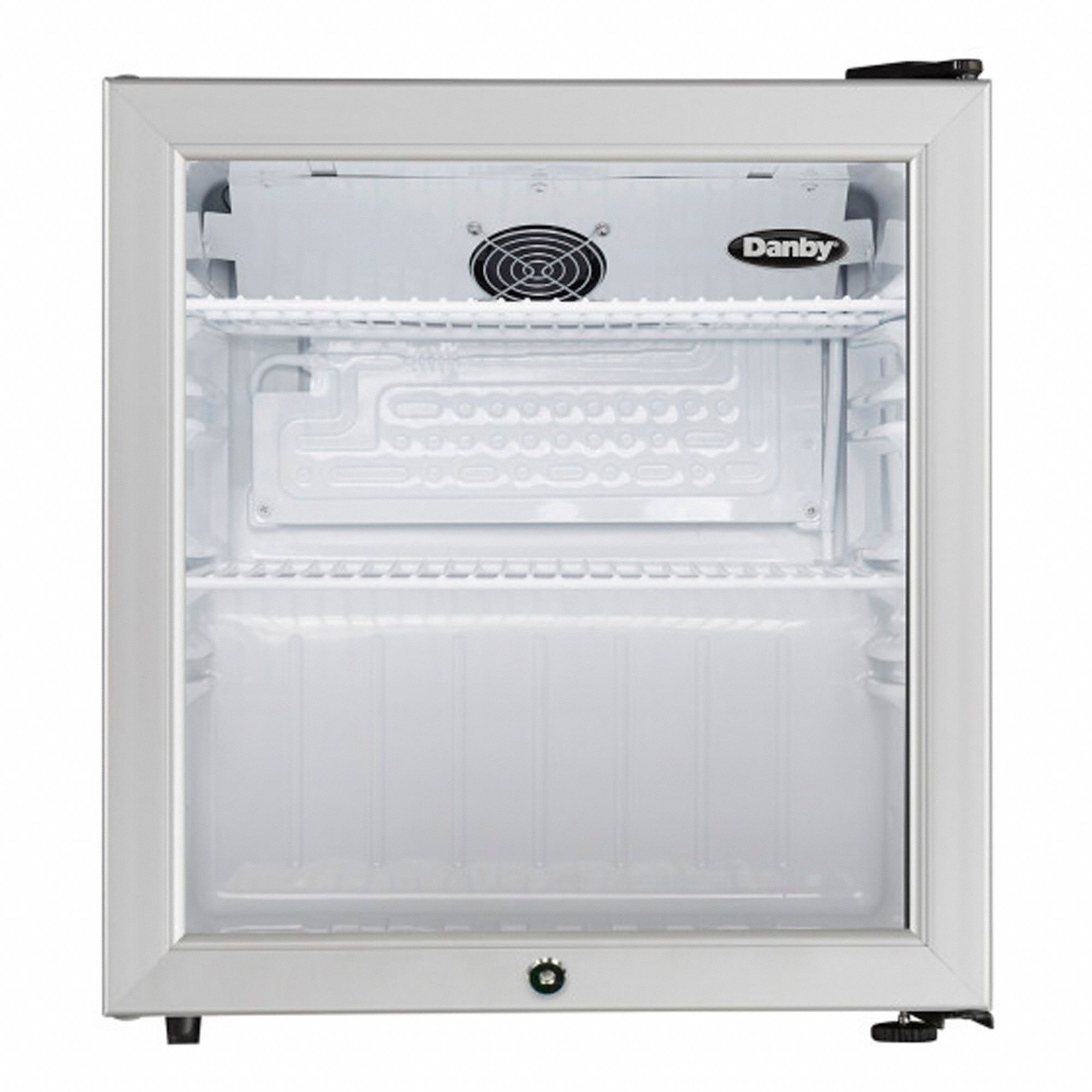 COMPACT GLASS DOOR FRIDGE,20 1/4 IN H