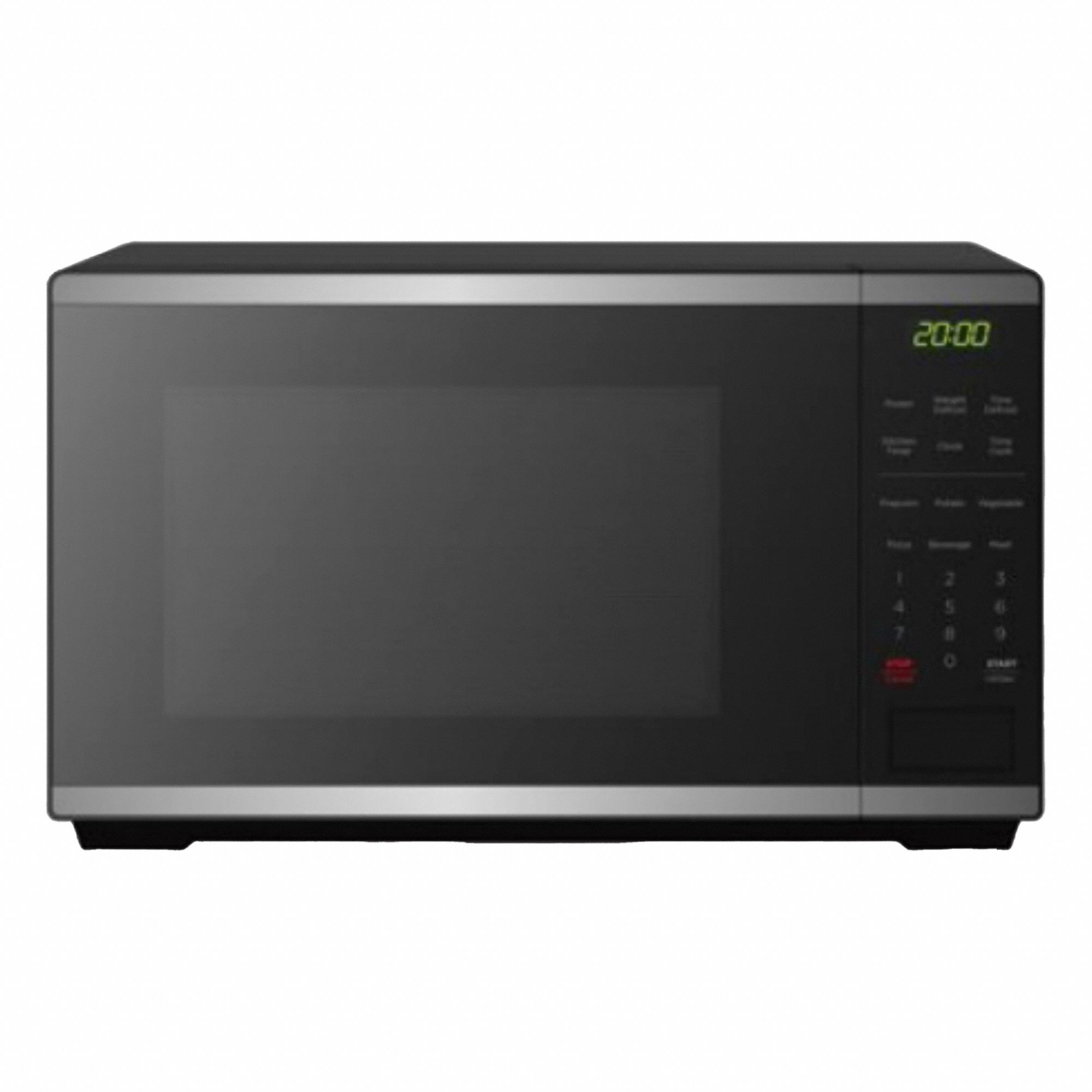 COUNTERTOP MICROWAVE IN BLACK,S.STEEL