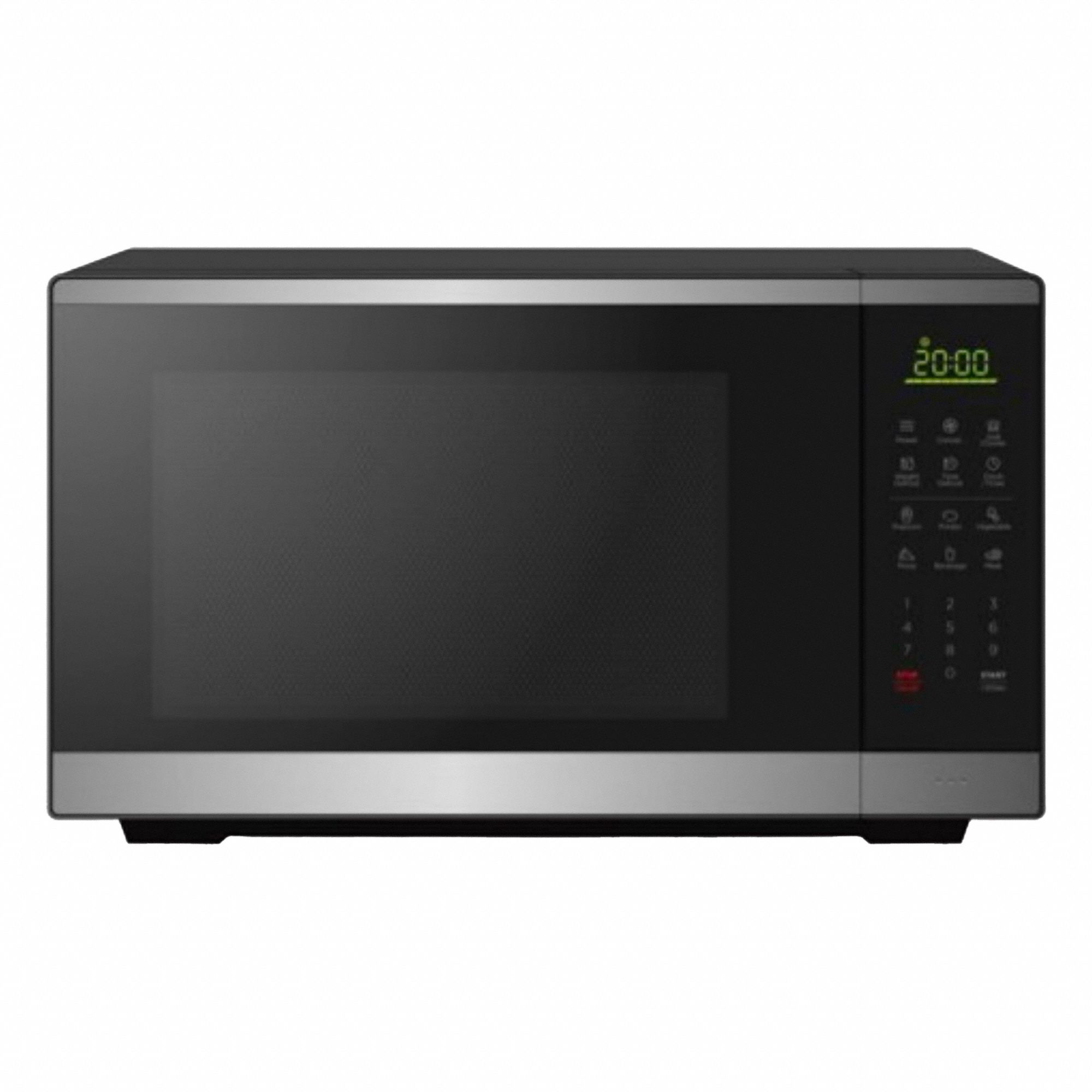 COUNTERTOP MICROWAVE IN BLACK,S.STEEL