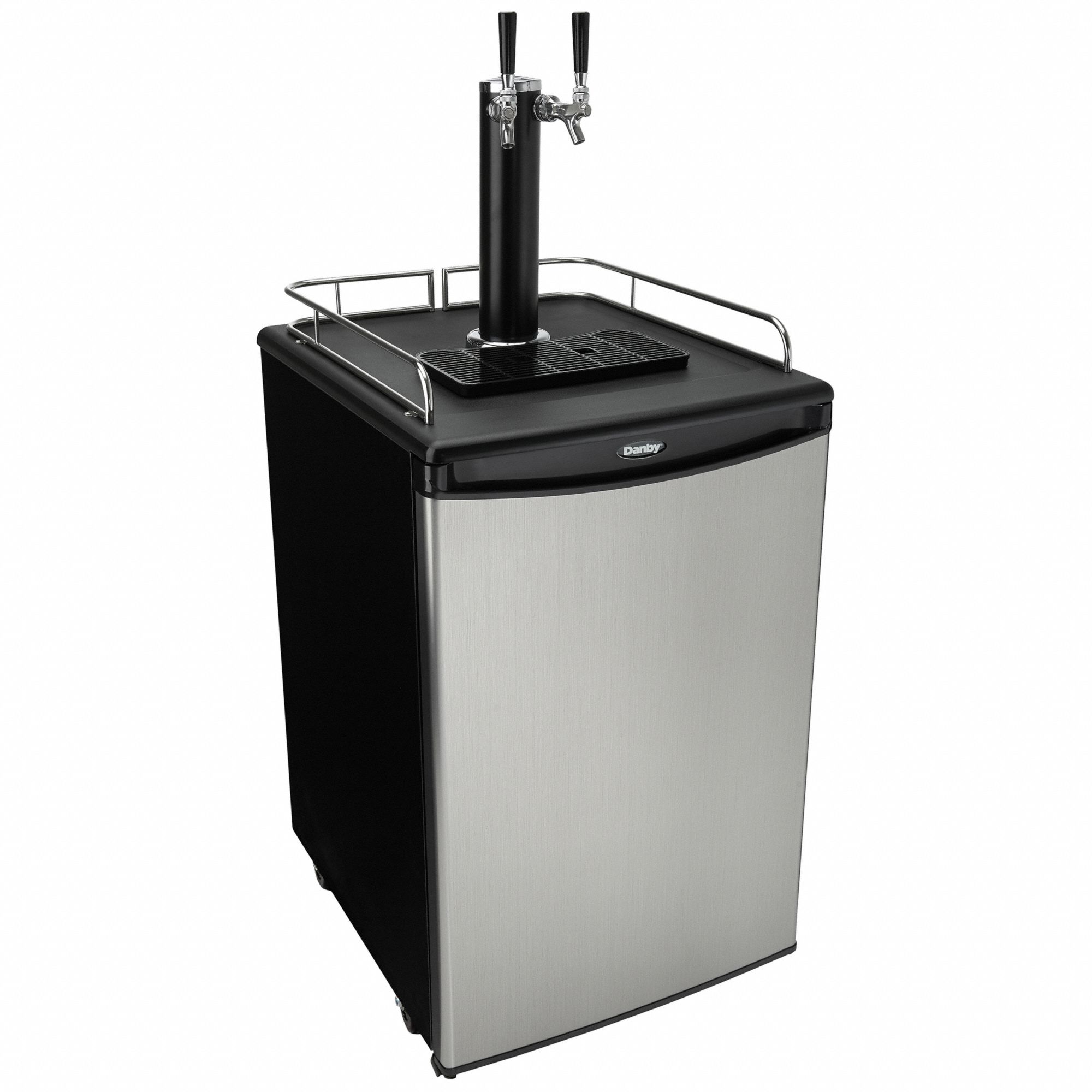 DUAL TAP KEGERATOR,40 GAL CAPACITY