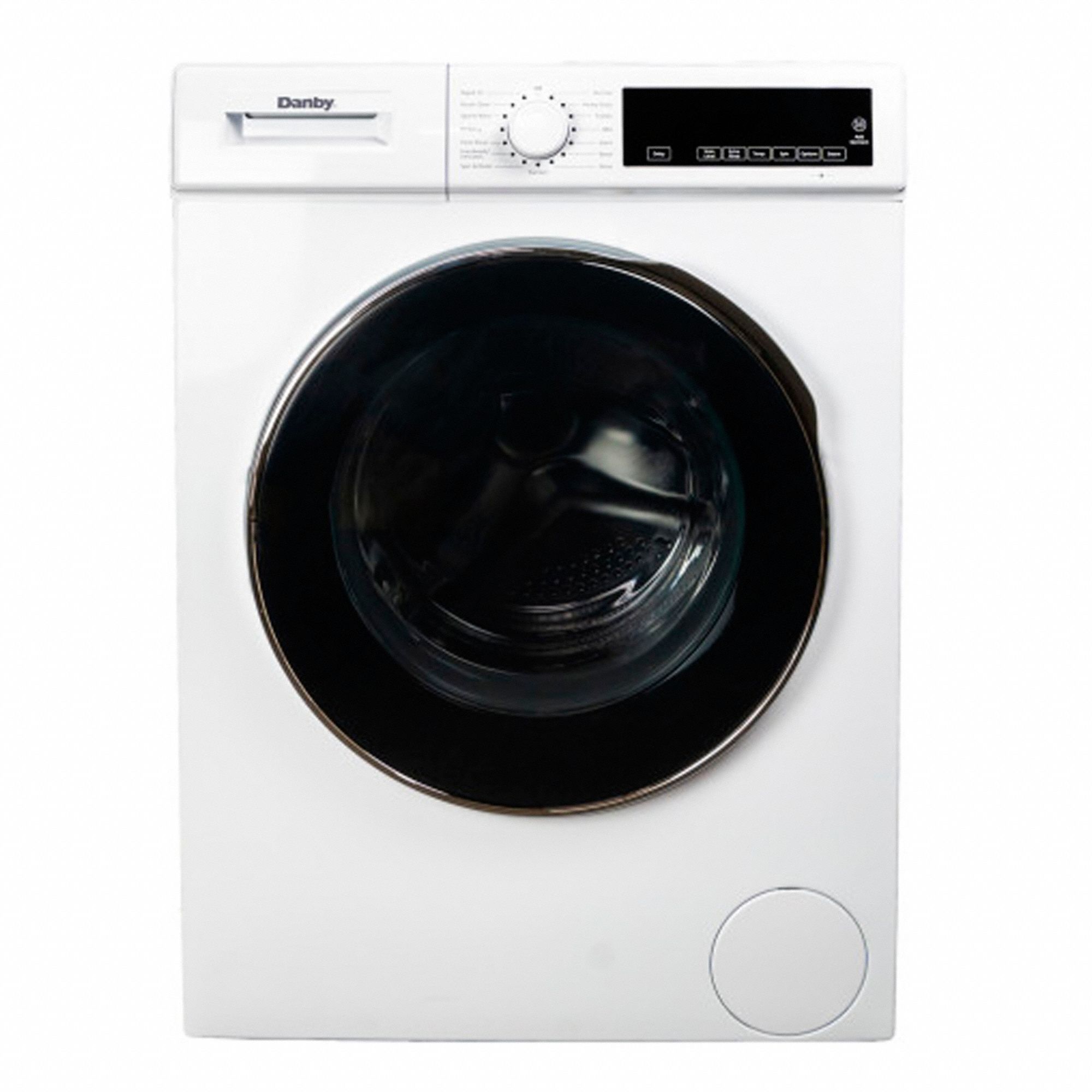 FRONT LOAD WASHER,WHITE,22 15/16 IN H