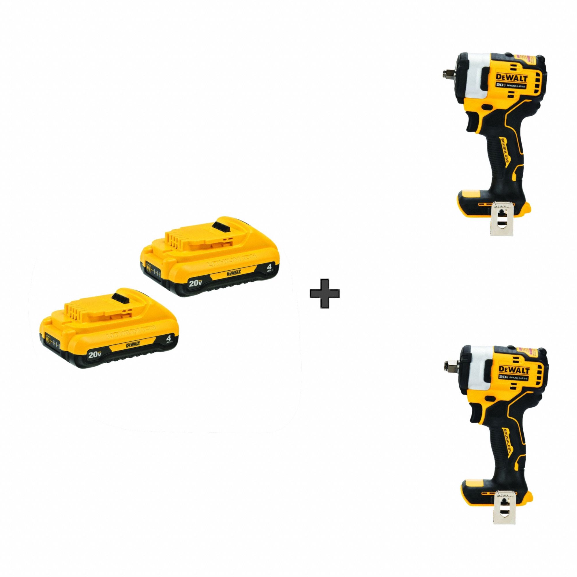 Battery Pack, (2) 4.0 Ah, Li-Ion, PK2