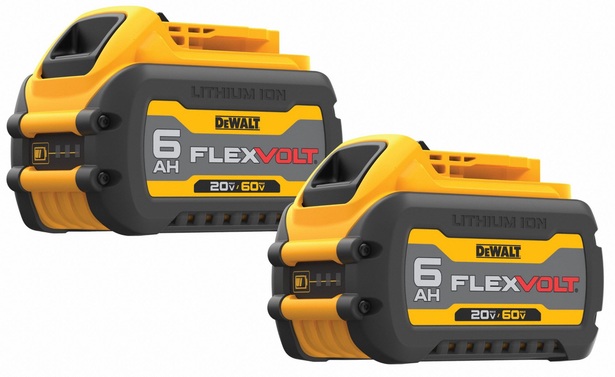 Battery DEWALT 20V 60V FLEXVOLT Li ion 2 Batteries Included 6 Ah FLEXVOLT 2 PK