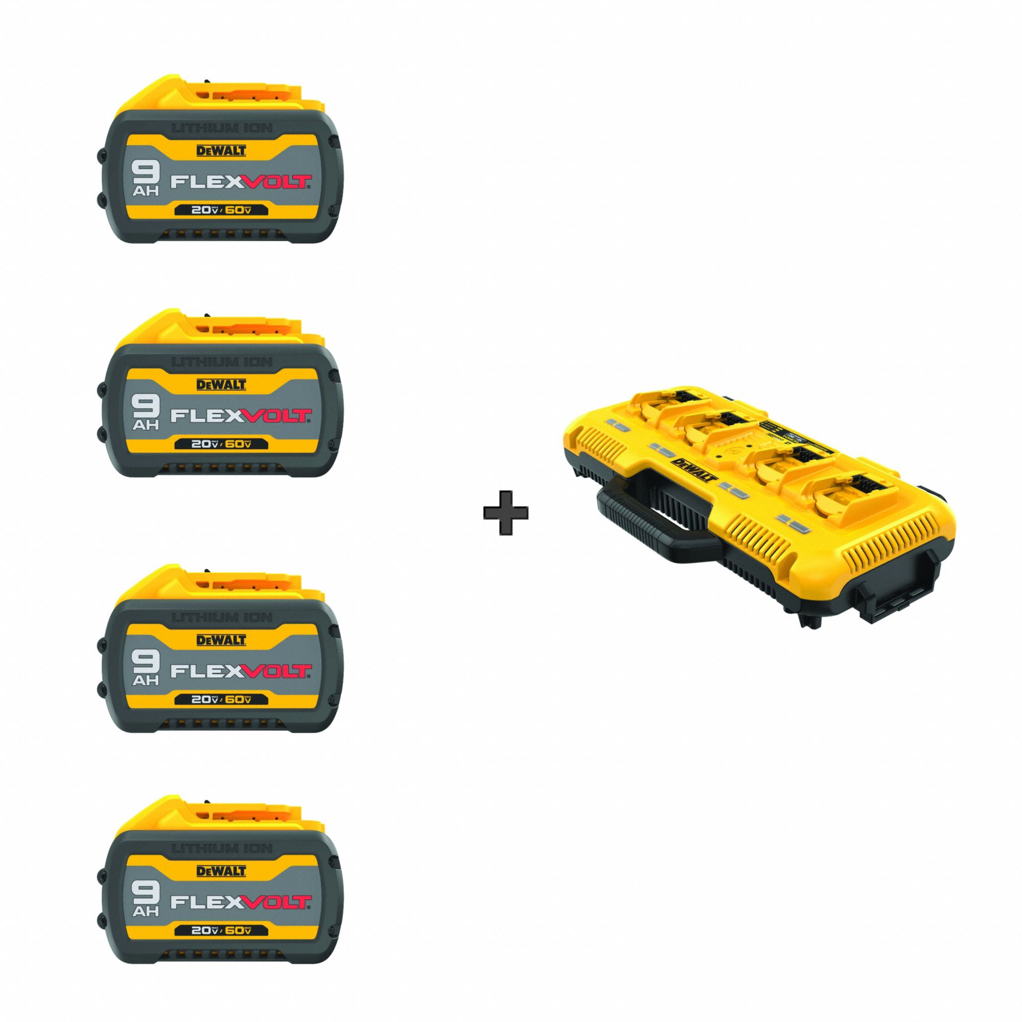 Batteries, 60V Flexvolt 9.0Ah Charger, PK4