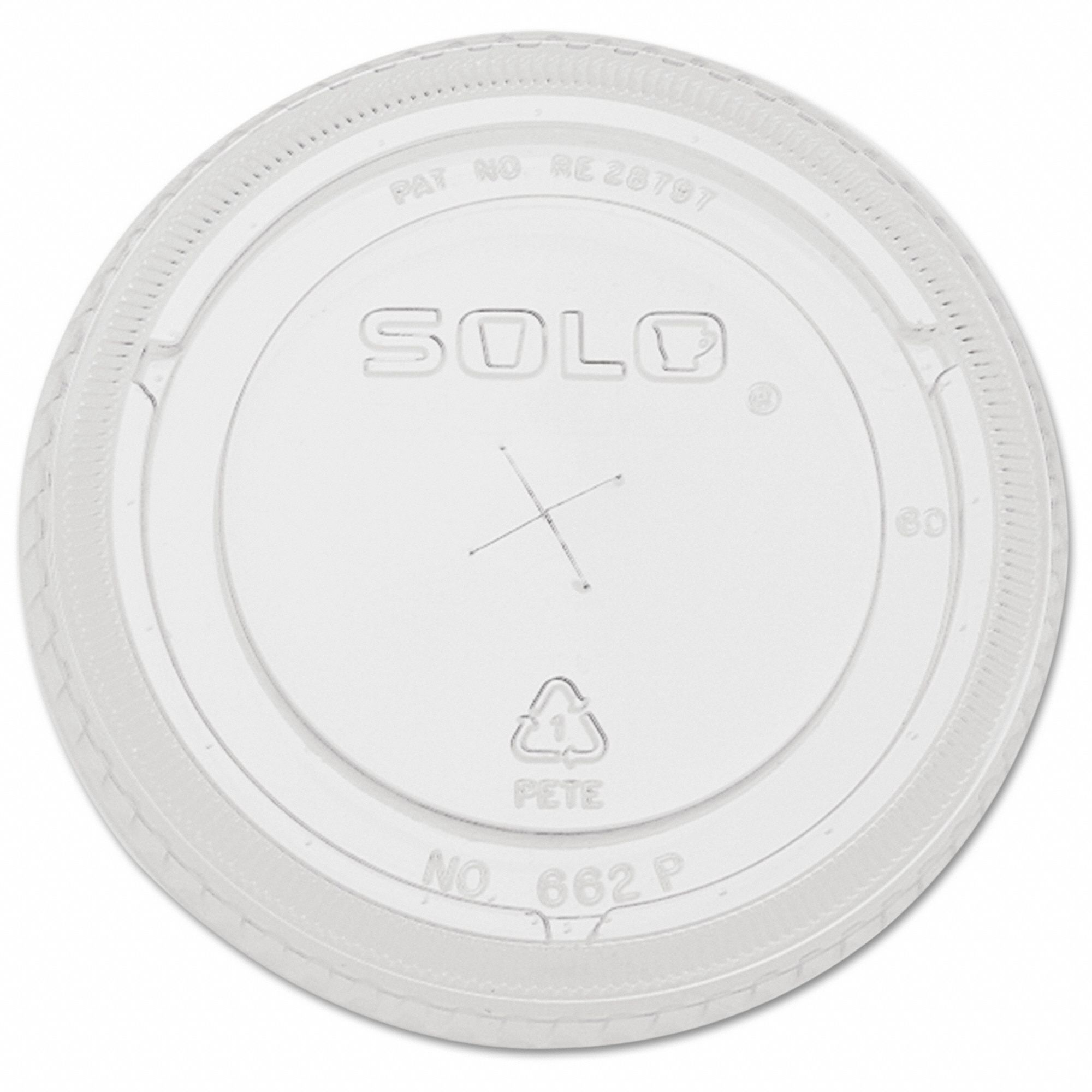 Disposable Cold Cup Lid: For 9 oz_12 oz_16 oz_20 oz Cup Capacity, Straw Slot, Clear, 100 PK