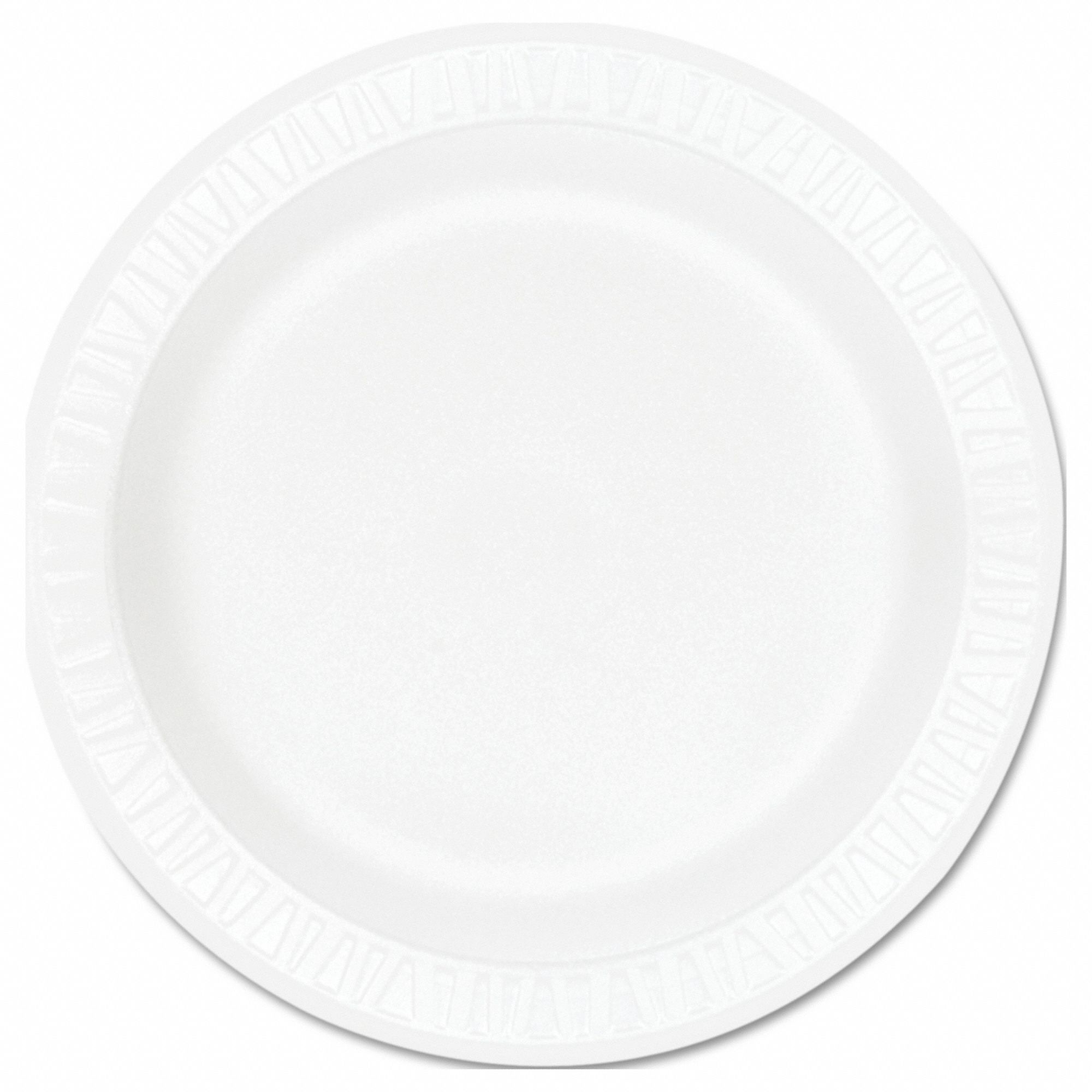 Plate Foam Concord 9 White PK500