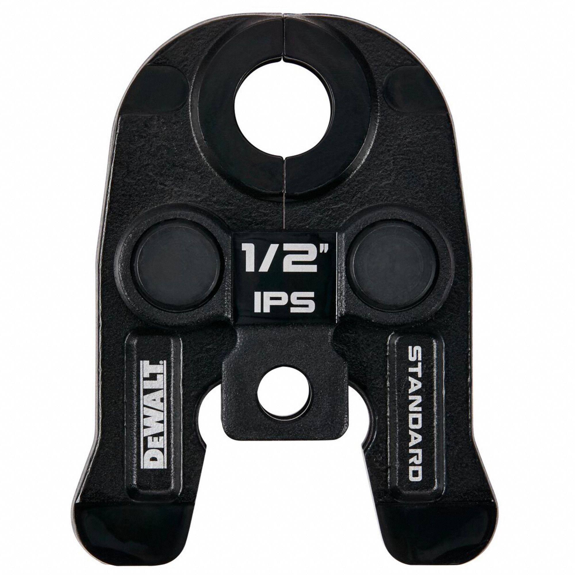 Press Jaw: 1/2 in Pipe, Carbon Steel, For Elkhart PowerPress/Nibco BenchPress/Viega MegaPress