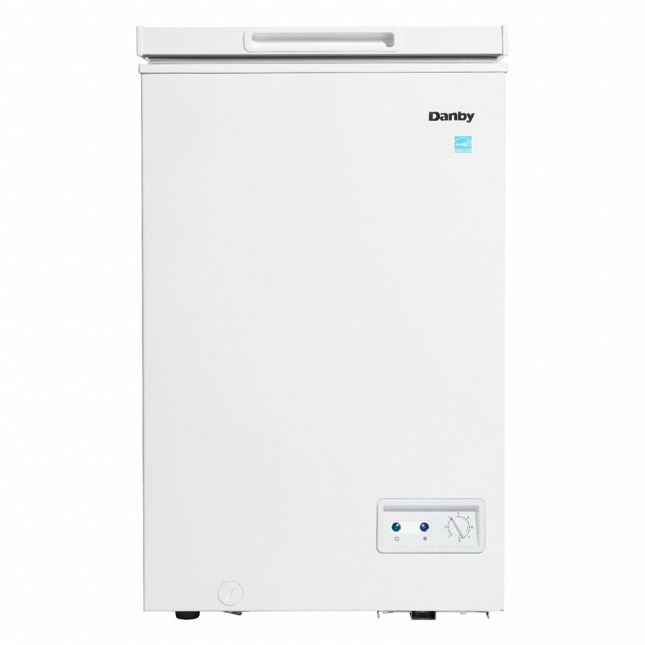 DANBY, White, 3.5 cu ft Freezer Capacity, Compact Chest Freezer