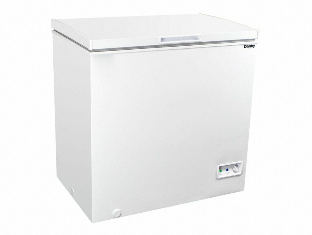 DANBY, White, 7 cu ft Capacity, Convertible Freezer to Refrigerator ...