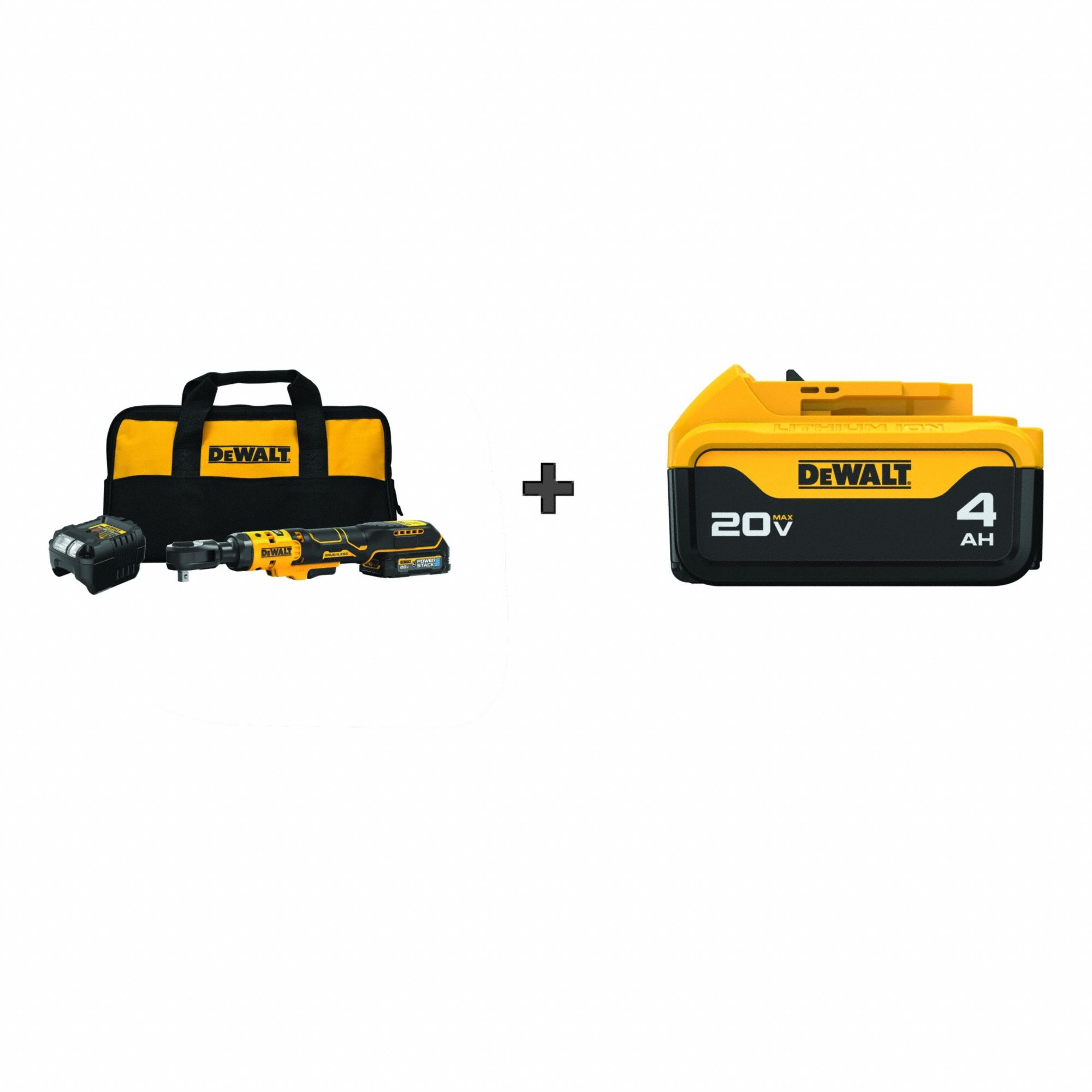 MAX 3/8IN RATCHET KITTED - GE1 20V