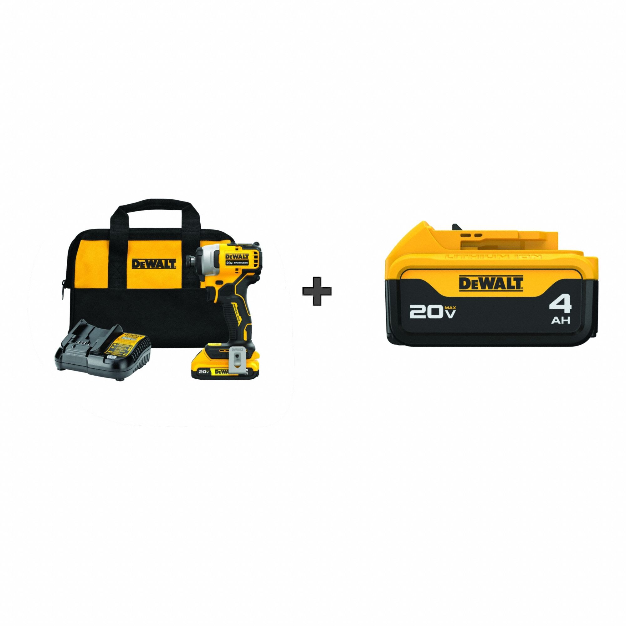 DEWALT 20V MAX ATOMIC IMPACT DRIVER 2AH