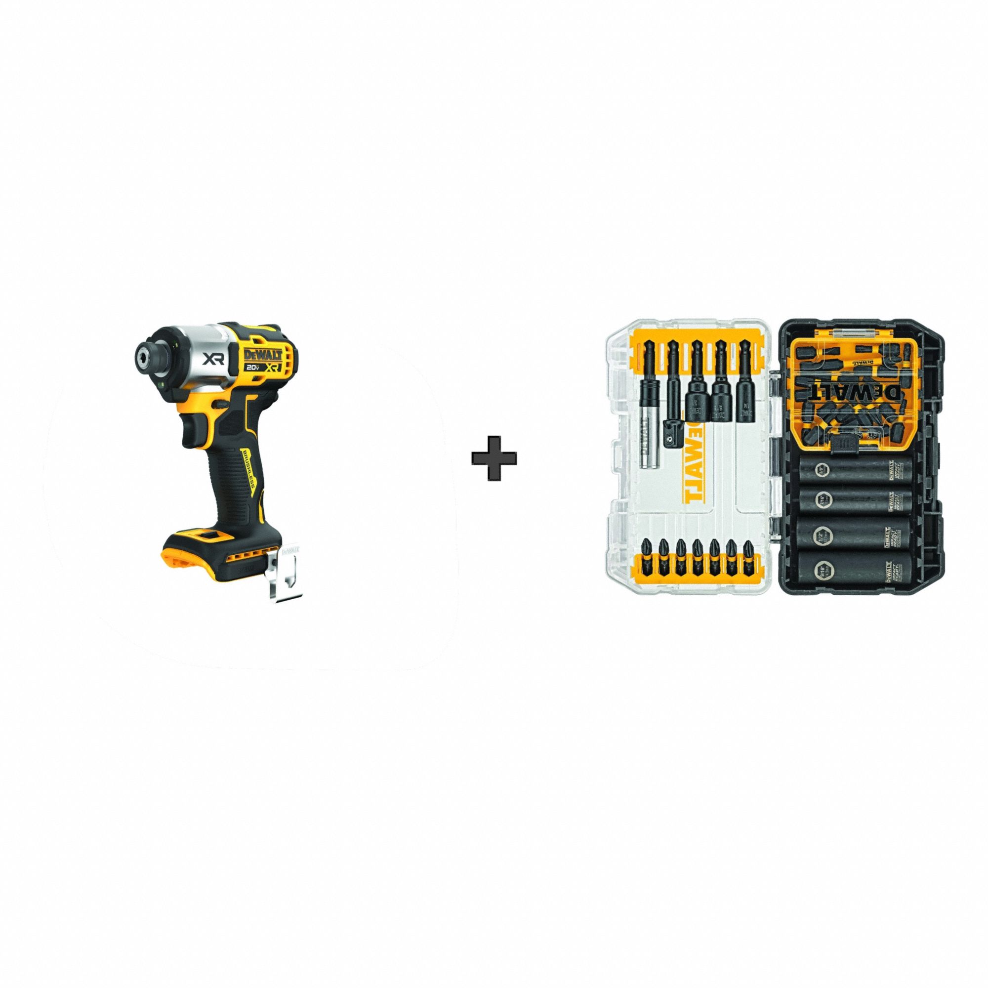 Impact Driver Kit: 1, 825 in-lb Max. Torque, 3, 400 RPM No Load Speed, 4, 200 ipm Impacts per Minute