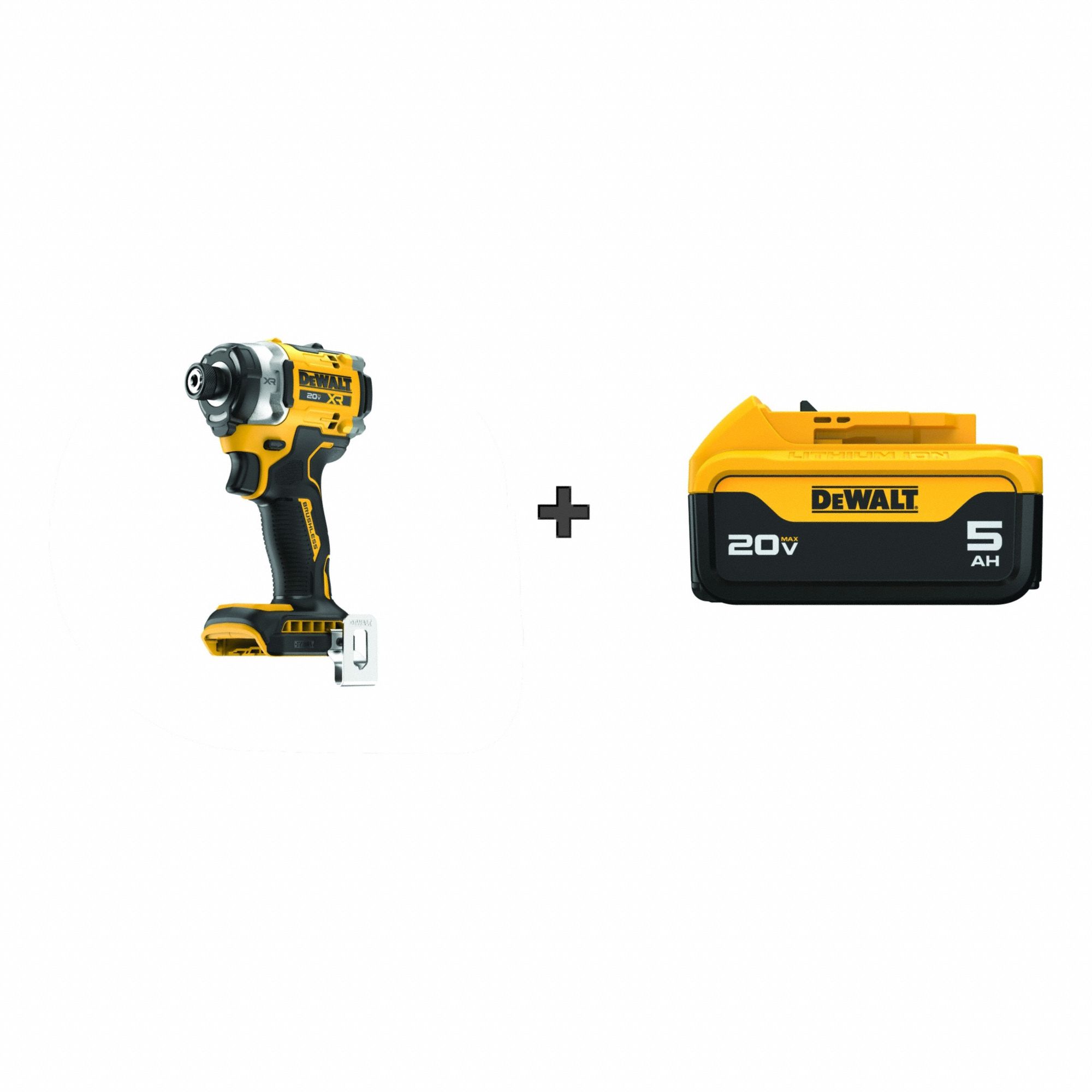 Cordless Impact Driver, 20 V, 1/4 in Drive