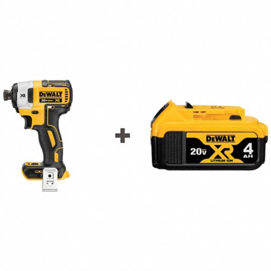1,825 inlb Max. Torque, 3,250 RPM Free Speed, Cordless Impact Driver Kit 386VK4DCF887B