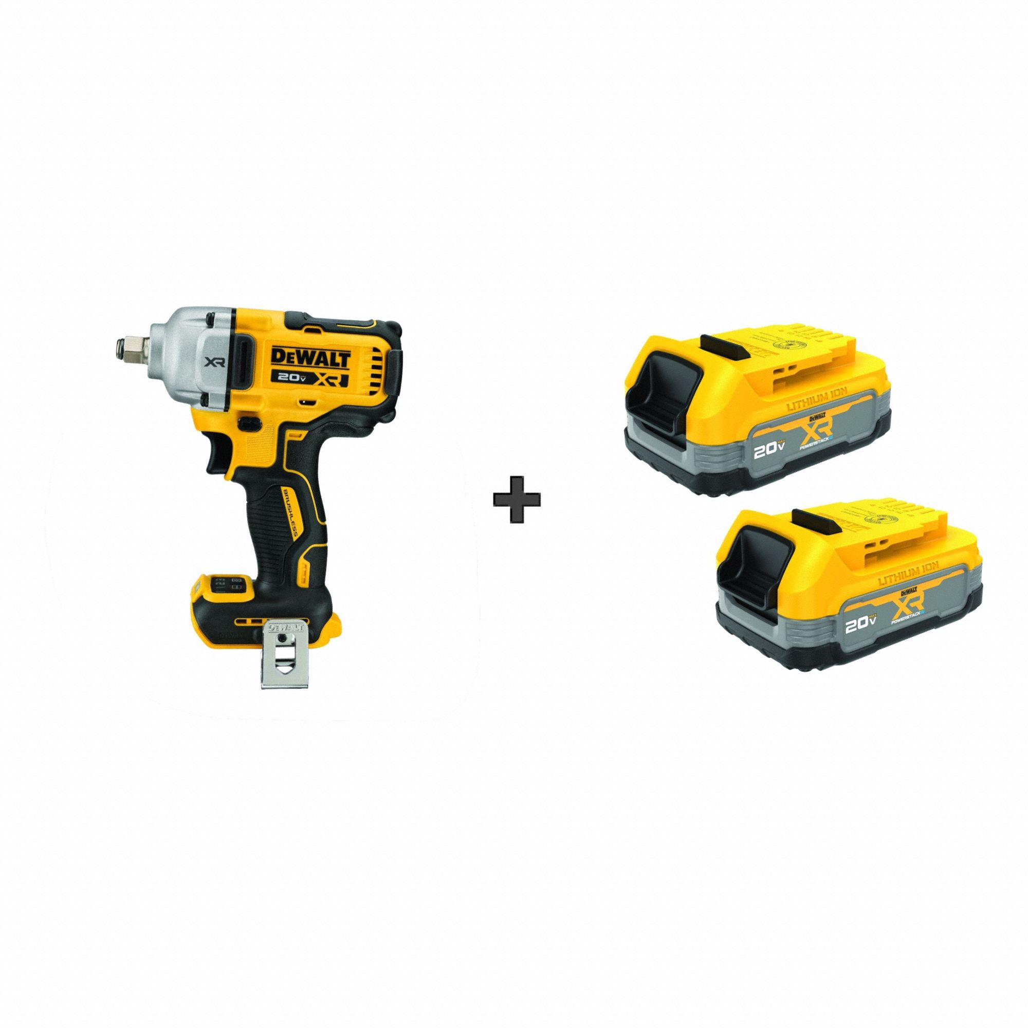 Impact Wrench Kit: 1/2 in Drive Size, 600 ft-lb Fastening Torque, 800 ft-lb Breakaway Torque