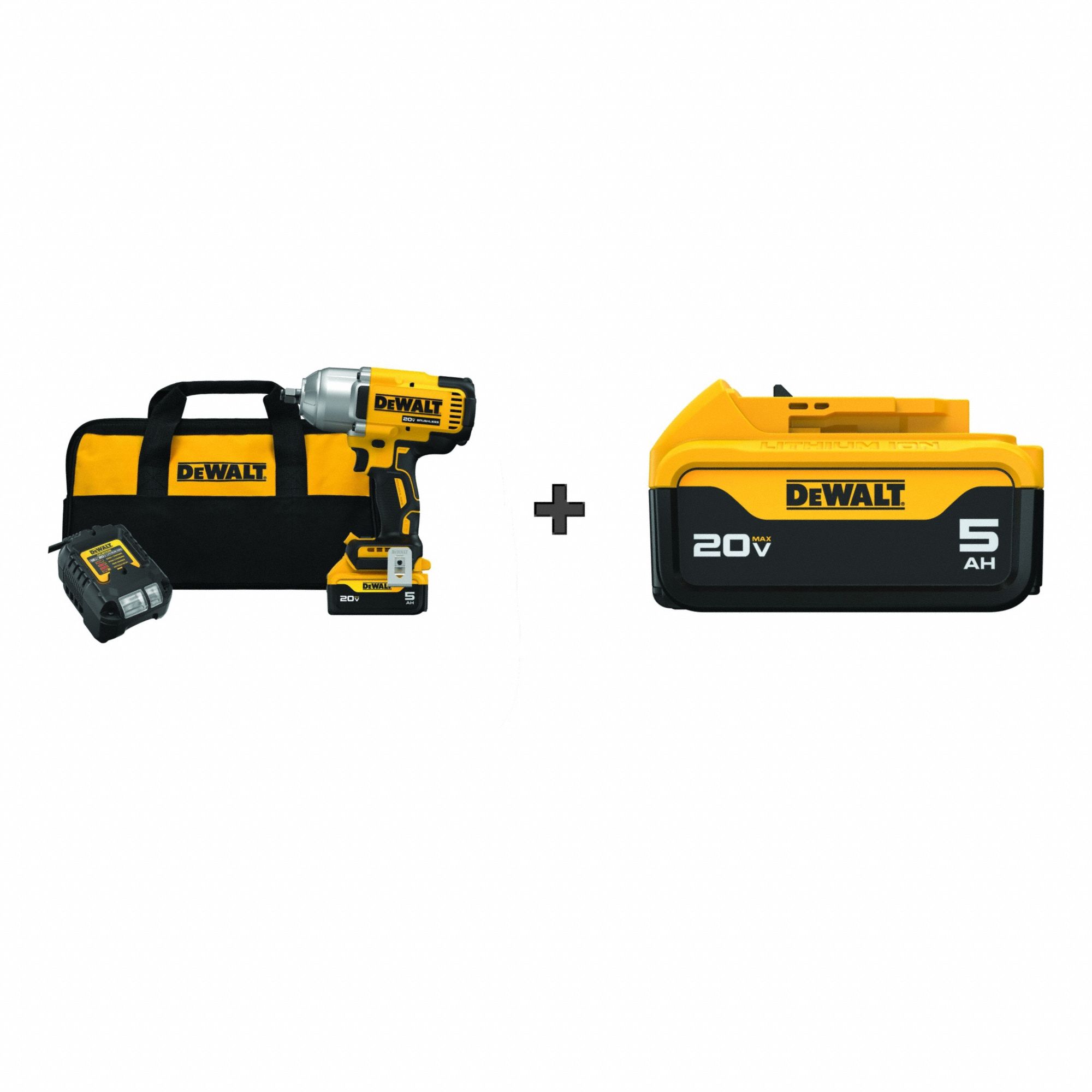 Cordless Impact Wrench Bonus Battery