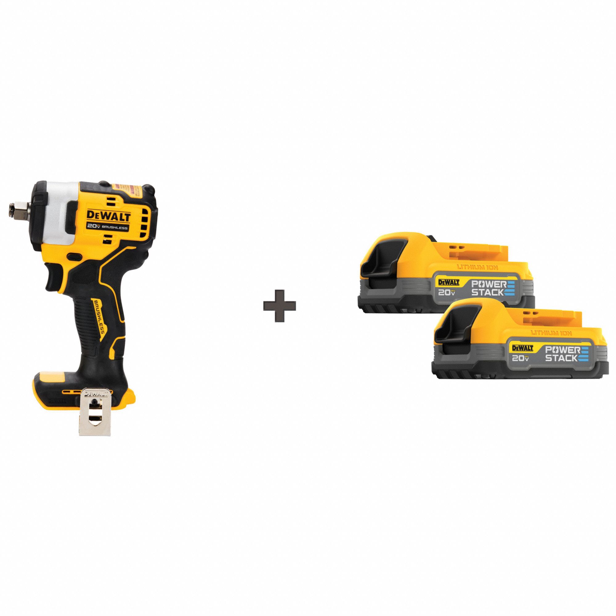 Cordless Impact Wrench, 1/2", Battery