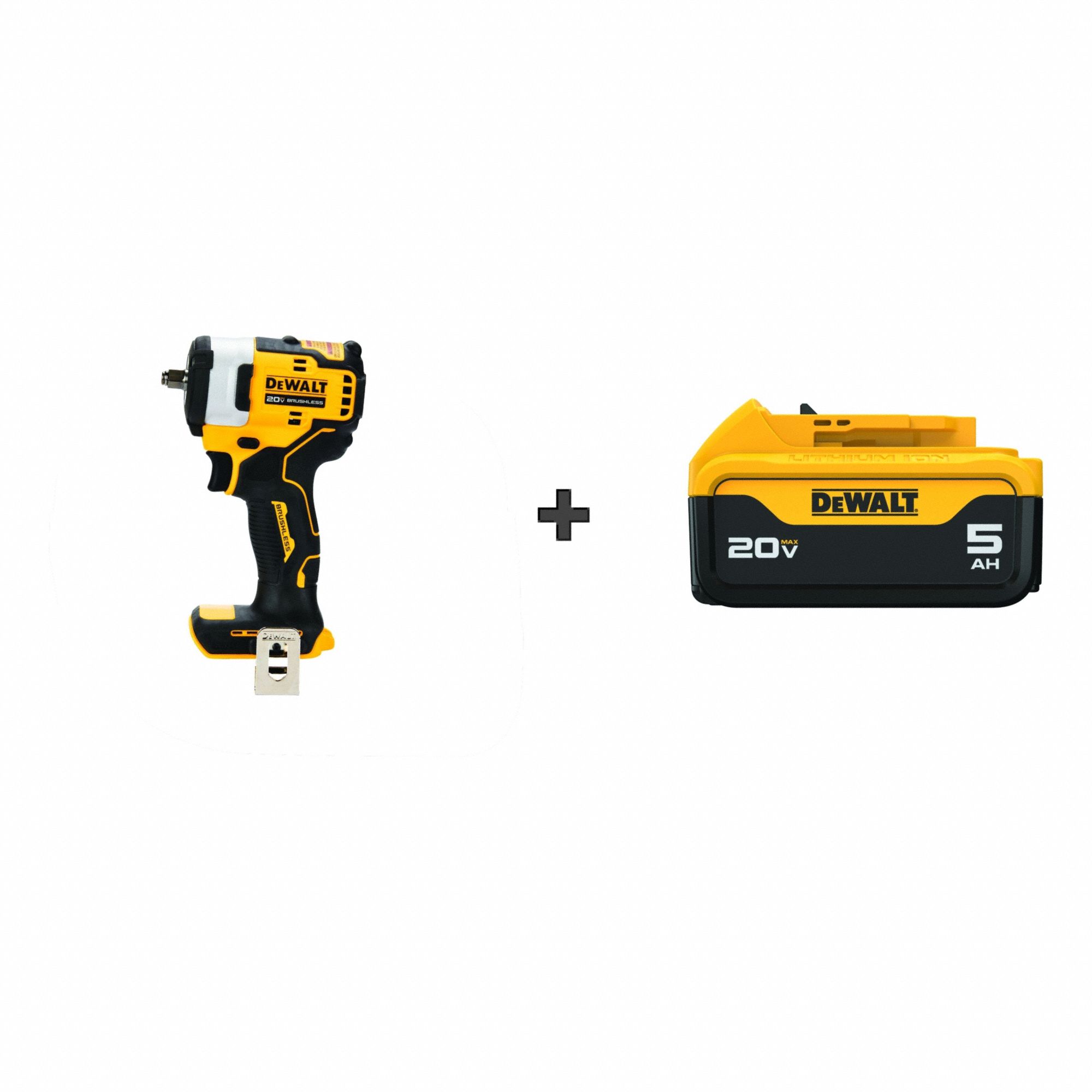 Cordless Impact Wrench, 400 ft-lb, 3/8 in